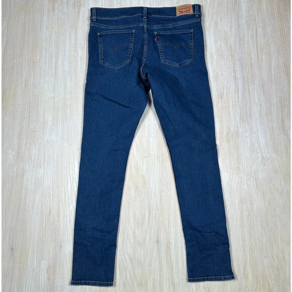 Levi's 311 Shaping Skinny Blue Dark Wash Denim Casual Stretch Jeans Women's 33 - Picture 7 of 16